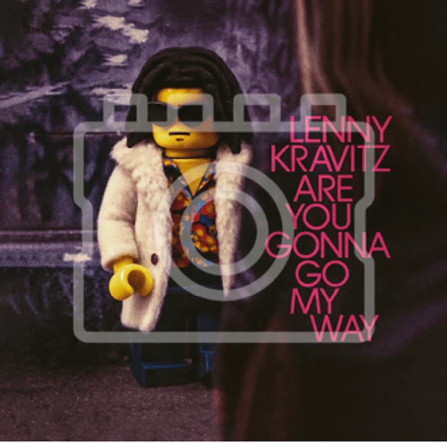 LEGO-Inspired Lenny Kravitz – Are You Gonna Go My Way 5x5" Mounted Print