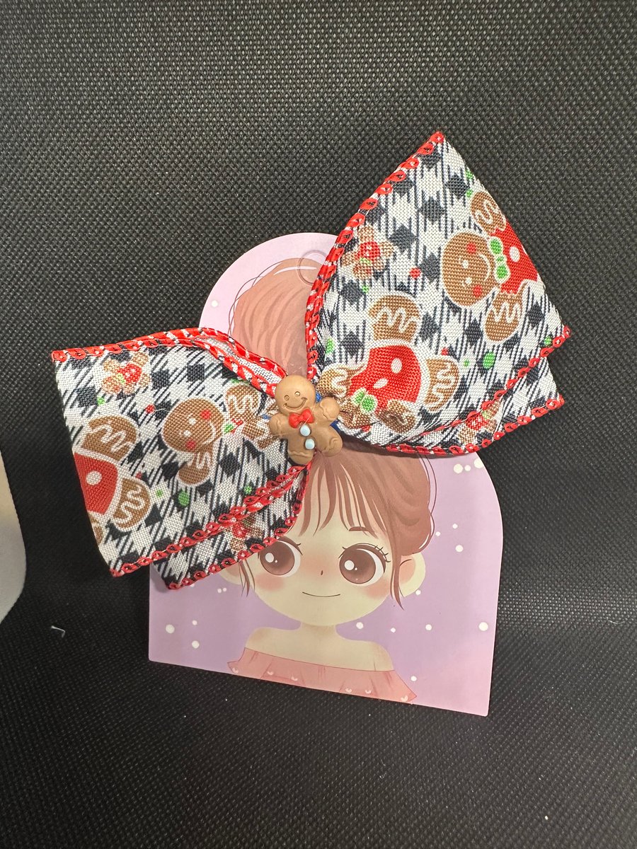 Christmas themes Hair Bows –  Alligator Clip Design