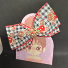 Christmas themes Hair Bows –  Alligator Clip Design