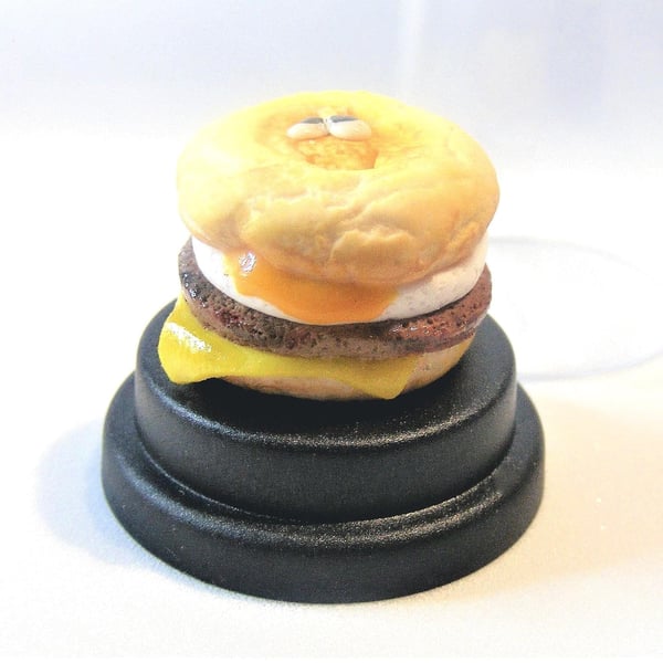Pet Sausage muffin, Pet Breakfast muffin, sausage and egg, fast food lover