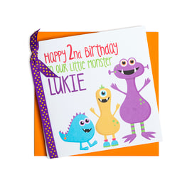 Personalised Monster Card