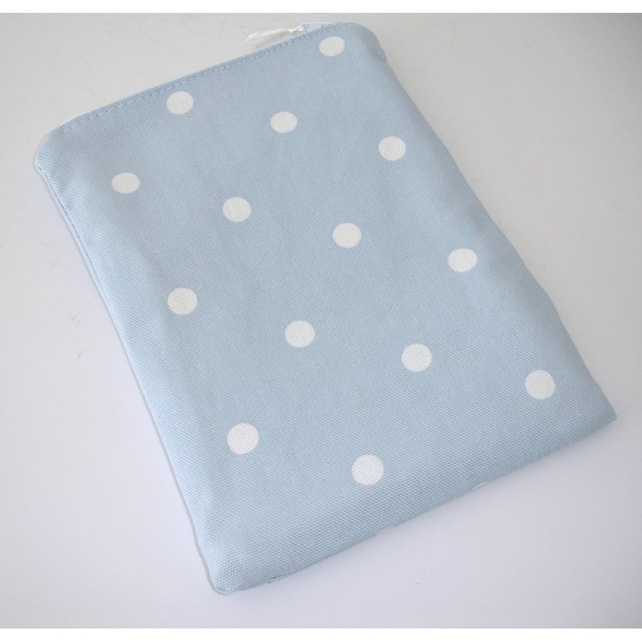 Kindle Touch 6" Paperwhite Case Cover Blue Polka Dots