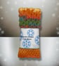 Crocheted Fingerless Dragon Scale Gloves - Image 3