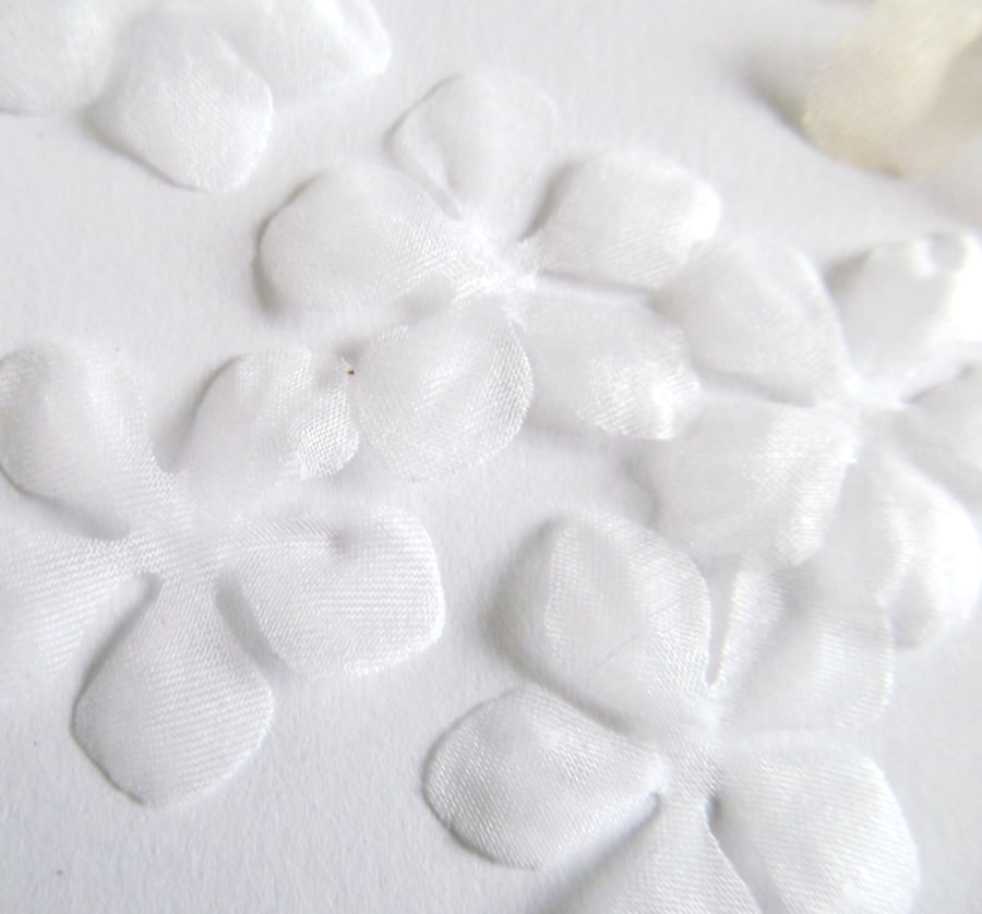 Hand Crafted Silk Organza Apple Blossom