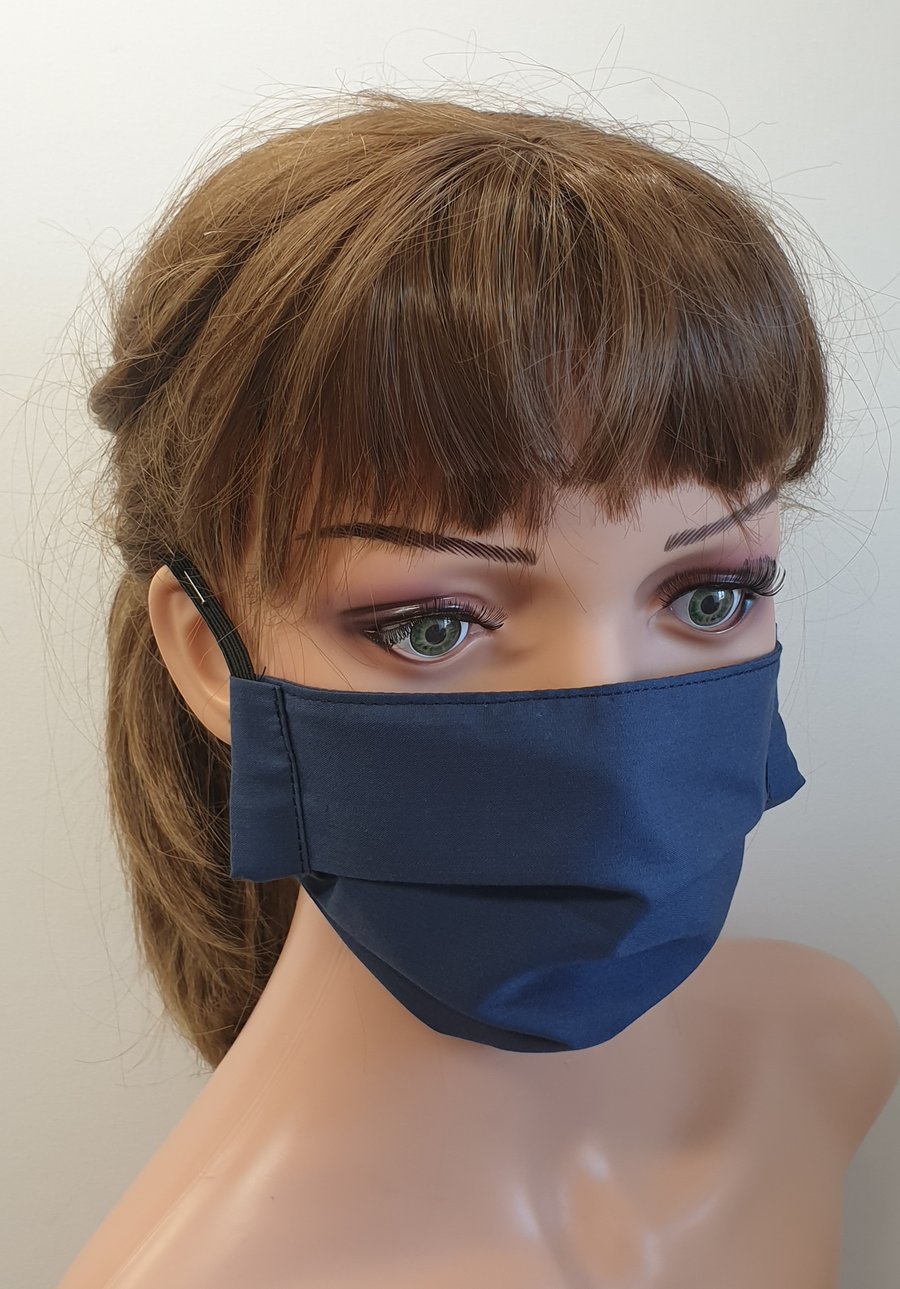 Reusable navy face mask