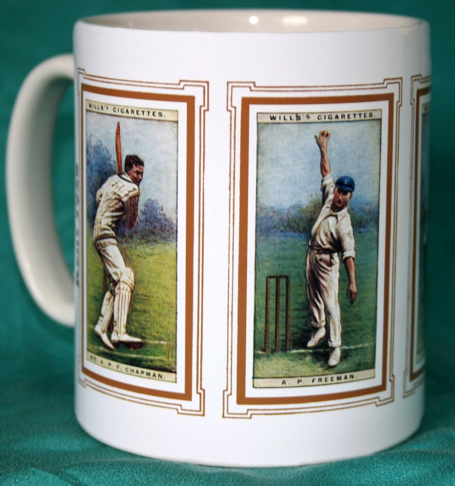 Cricket mug Kent 1928 cricket counties vintage design mug