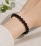 Black Glass Pearl Beads 6mm Smooth Round for Jewellery Making - Image 4