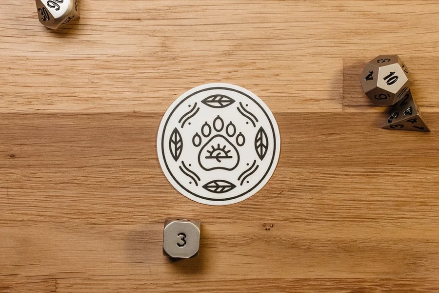 Druid Sticker - accessories for D&D players