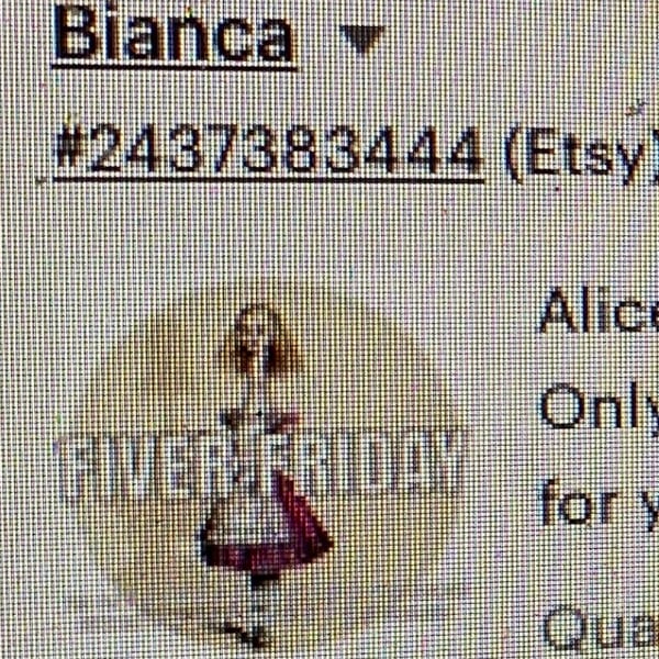 Custom listing for Bianca
