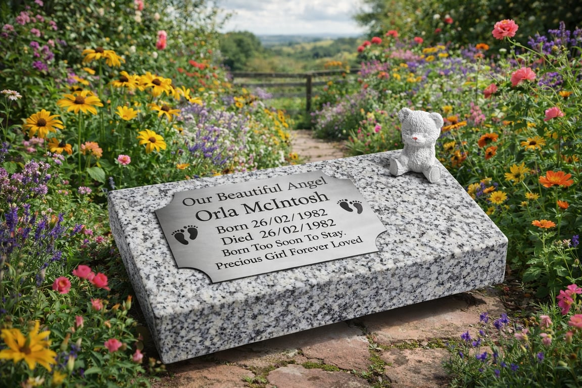 Baby Grave Marker Plaque  Baby Markers Baby Infant Child Grave Plaque  Headstone