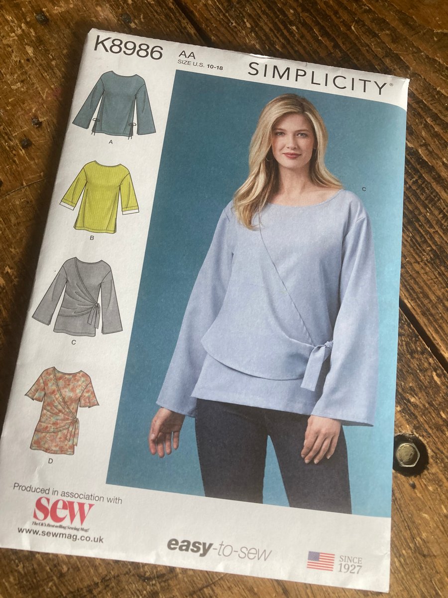 Simplicity K8986 Blouse Paper Pattern 10 - 18