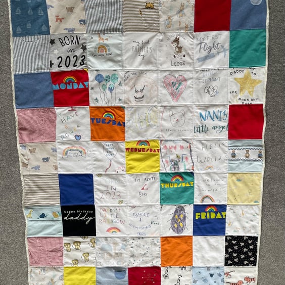 Memory Quilt made with your own clothes