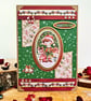 Christmas Card With An Elf Surrounded By Christmas Presents, Glad Tidings