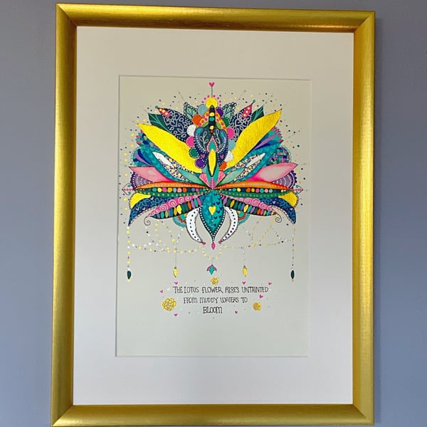 Lotus Flower Illustration