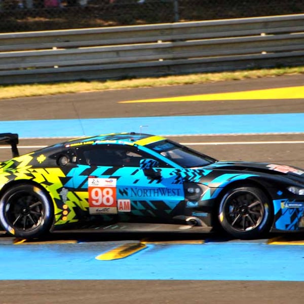 Aston Martin Vantage AMR 24 Hours of Le Mans 2022 18"x12" Print