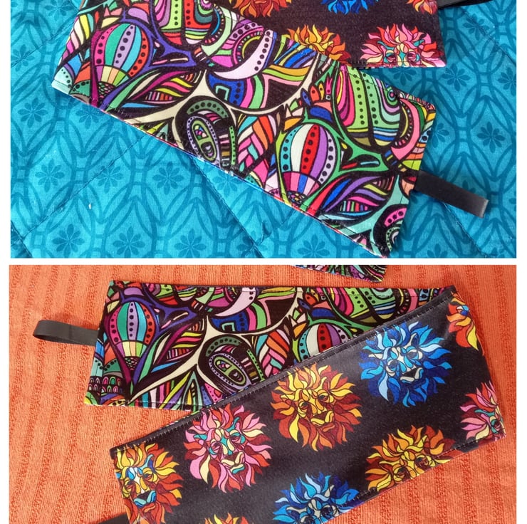 Reversible Indian Gota Satin Curtain Tie Backs Folksy