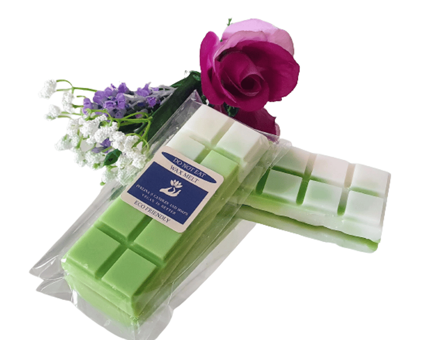 Wax Melts,Soy Wax,Coconut & Lime Scented Wax,Best Smelling Wax Melts,Eco Melts  