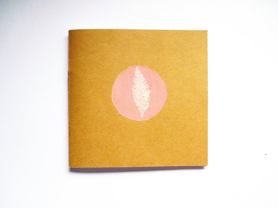 Free Postage - Feather printed plain paper notebooks