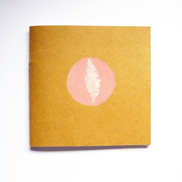 Free Postage - Feather printed plain paper notebooks