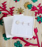 Trio of earrings, silver mix and match earrings - Image 1