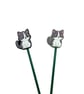Stitch stoppers for knitting needles in cat breed shapes , silicone - Image 5