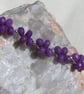 Purple Jade Gemstone Beaded Chakra Bracelet "Pandora" - Image 4