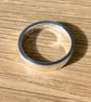 "Nightfall" - Sterling Silver Ring Plain - 5g - Made To Any Size - 4mm x 2mm - Image 4