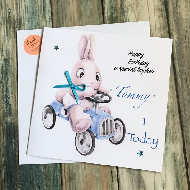 Happy Birthday Card, Son, Nephew, Cousin, Brother, Grandson, Godson Boy