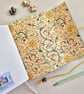 Red Leather Journal, Notebook or Sketchbook, with Renaissance Lining - Image 7