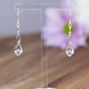 Sterling Silver and czech glass entwined earrings