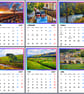 2027 Calendar Yorkshire A4 Page Per Month 