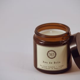 Eco soya scented candle - Feu de Bois 120 ml