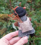 Belsnickel Needlefelt Christmas Art Doll - Image 2