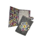 Hexies Wool Felt Needle Book: Liberty Sewing Gift