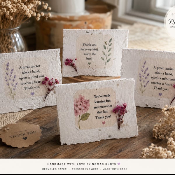 Handmade Pocket Hug Card. Thinking of You Keepsake