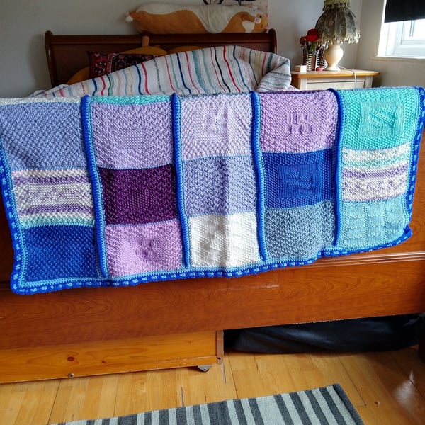 baby and toddler handmade knitted blanket