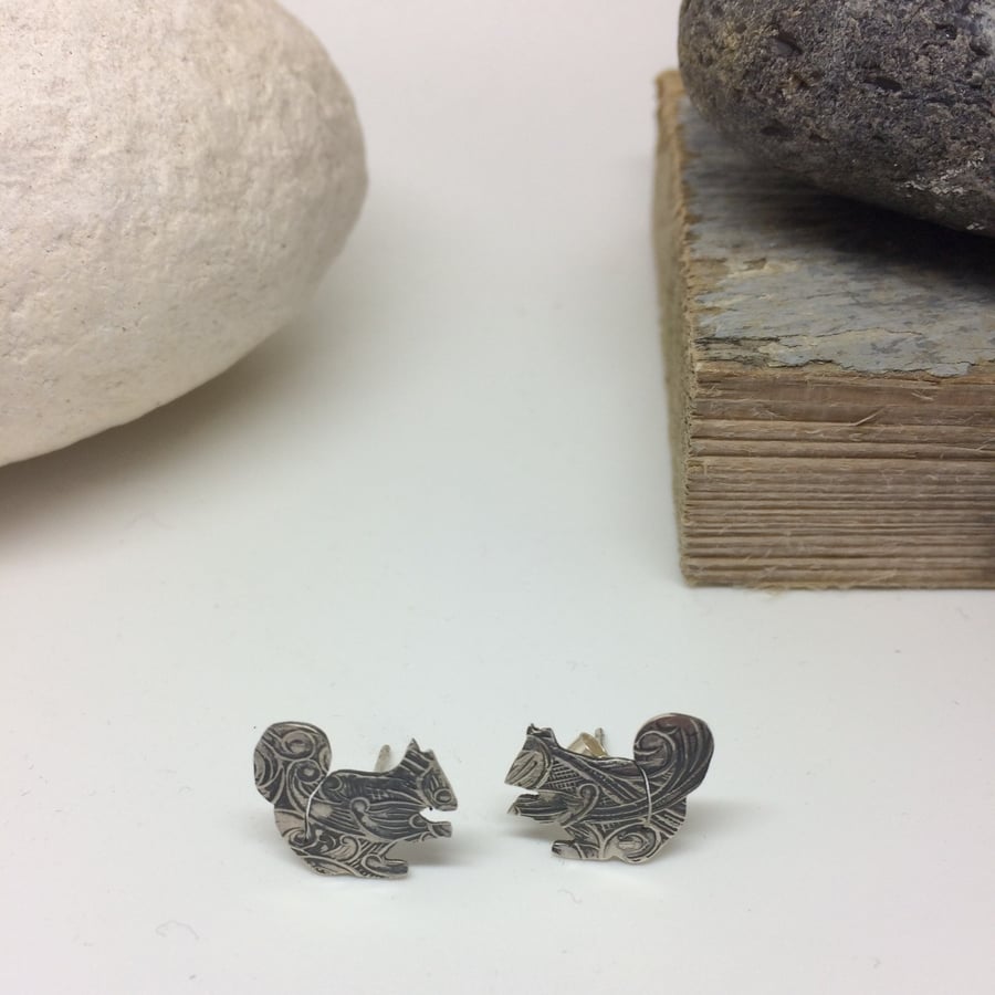 Cute squirrel earrings