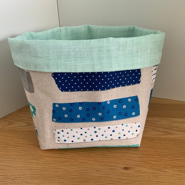 Fabric Storage Box, Desk Tidy, Bathroom Storage, Craft Storage, Fabric Caddy