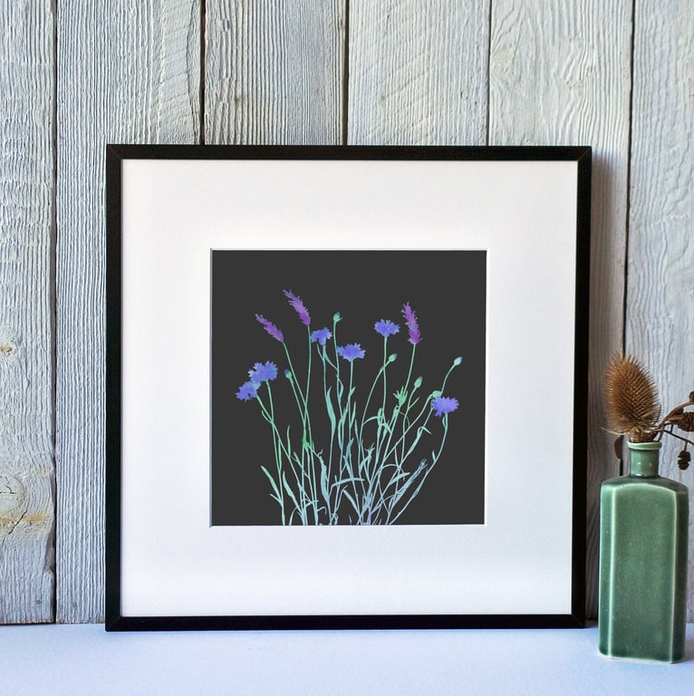 Lavender and Cornflower Fine Art Print