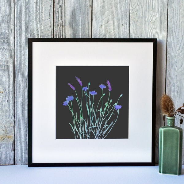 Lavender and Cornflower Fine Art Print