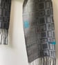 Sea Defences Handwoven Cotton Scarf - Image 8