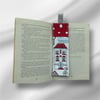 Quilt Red and blue bookmark