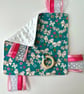 Baby Comforter Sensory Crinkle Taggy Ribbon Toy 