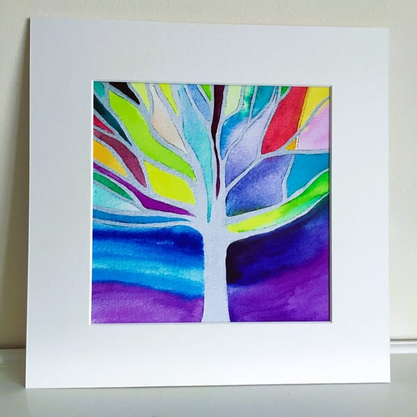 Soft Shades. Mounted Print