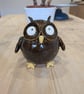 Ceramic owl ornament