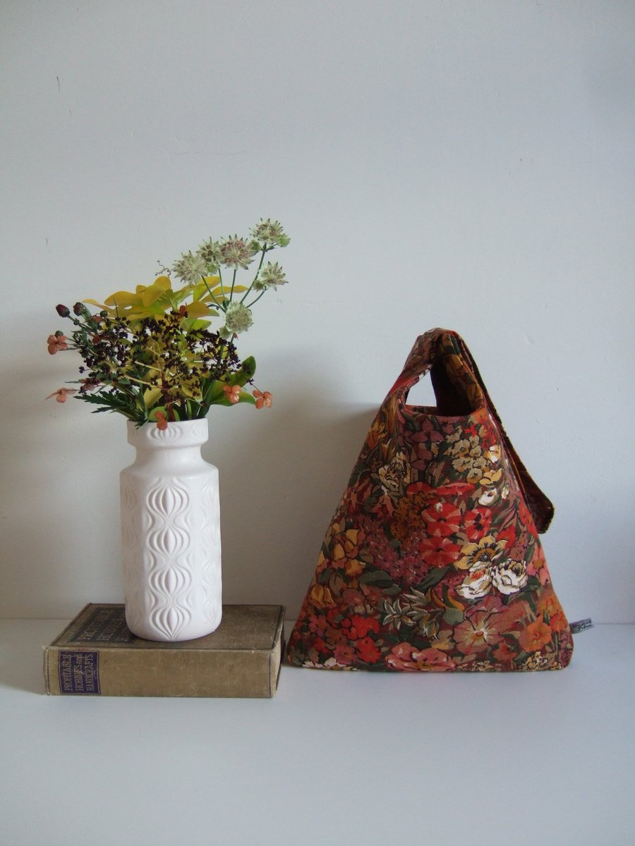 Vintage Liberty fabric shoulder bag