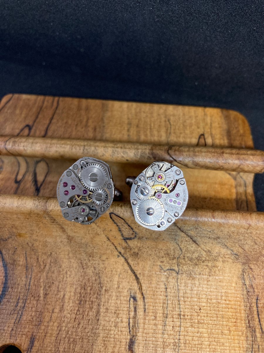 Steampunk cufflinks