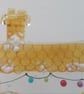 Christmas cottage tealight cover, seasonal decor, festive ornament, fused glass. - Image 2