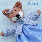 Crocheted Amigurumi Collectble Artdoll Fox