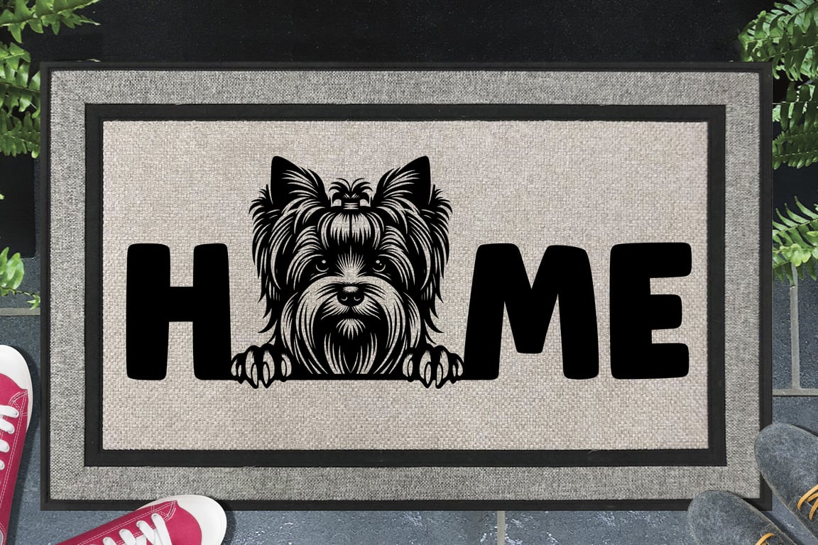 Silky Terrier Home Door Mat No.2 - All Weather - Silky Terrier Doormat 